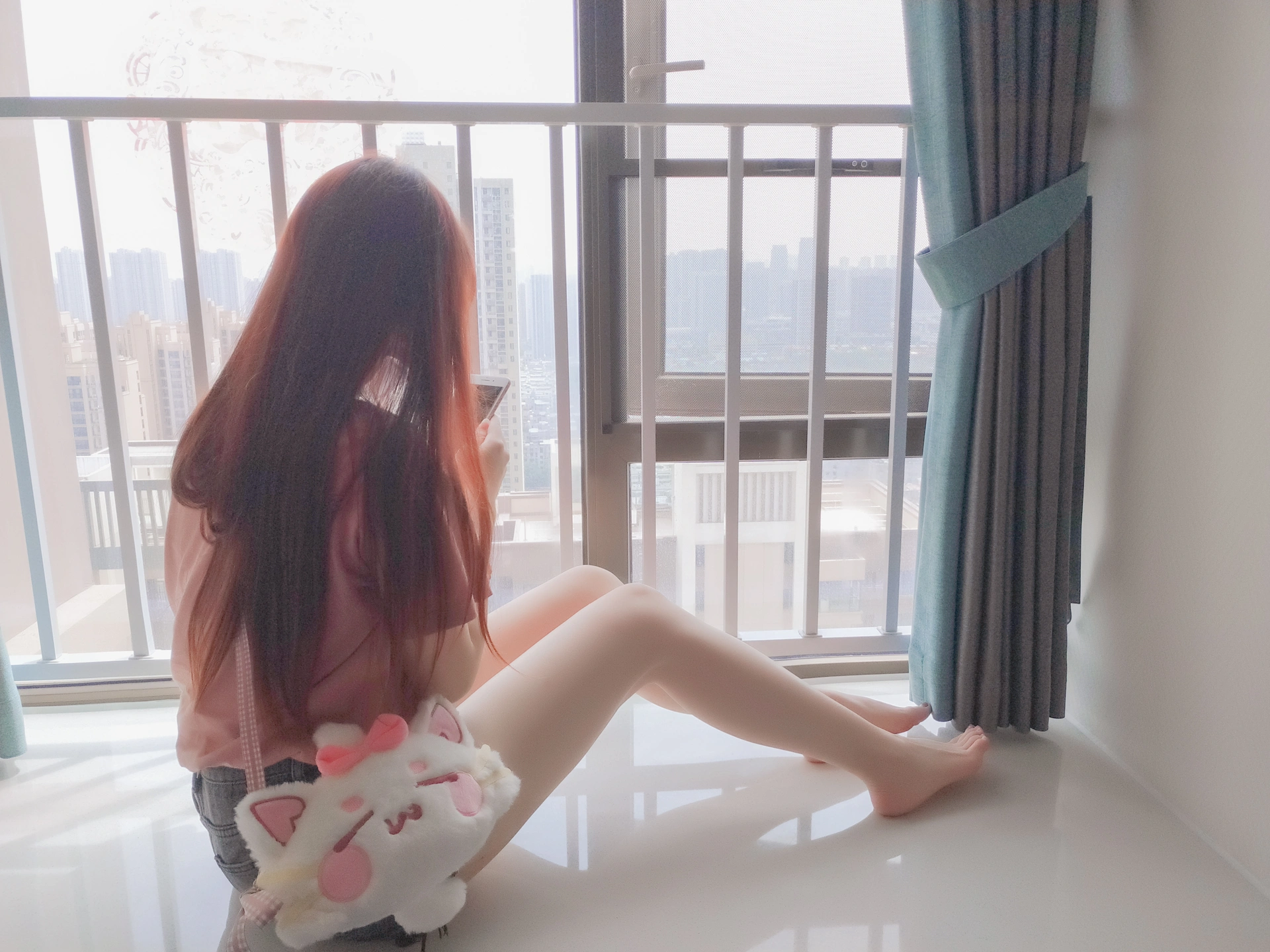 雪晴Astra - 自撮りVol.21 美腿美足美臀 1